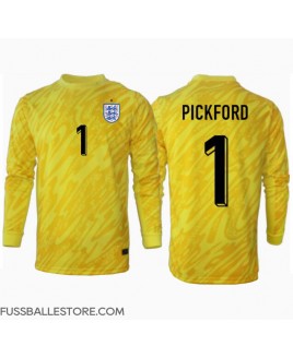 Günstige England Jordan Pickford #1 Torwart Auswärtstrikot EM 2024 Langarm